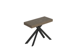 Consola extensible 90x40/196 cm Saki Small patas gris tórtola antracita ITAMOBY