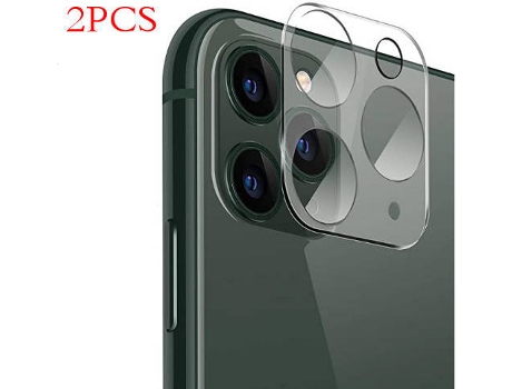 2x Protector Simples Cámara Trasera iphone 11 Pro Max