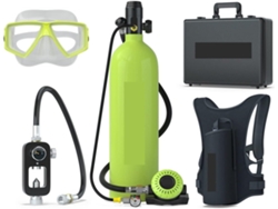 Mini Botella Portátil De 2 Litros Para Buceo Con Correa Para Natación En Aguas Profundas Y Respirador.