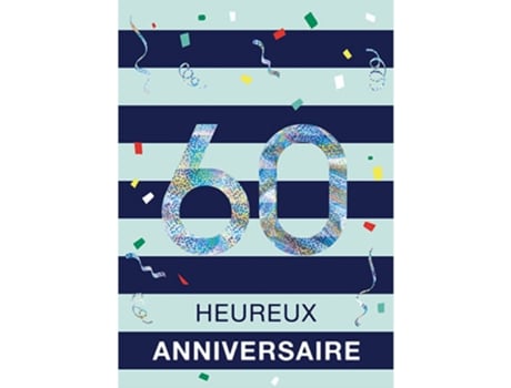 Tarjeta doble KIUB Les Ages By 60 ans