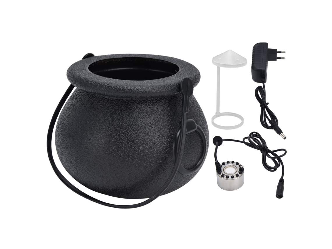 2026-lámpara Atomizadora De Halloween Led Con Luz De Olla Neblina Colorida Ajustable Para Fiesta Bar Hogar Ac 100‑240v Plug Eu