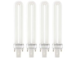 4 bombillas de repuesto para lámpara de uñas UV de 9 W para secador de curado UV de 36 W, modelo 0610 GOKOCO