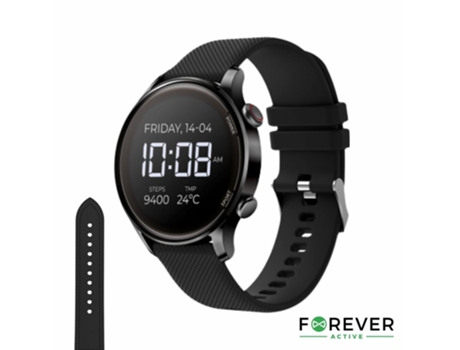 Smartwatch Multifunción para Android Ios Negro FOREVER