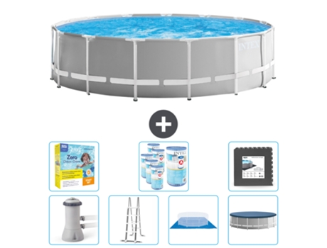 Piscina Tubular INTEX 26726GN-CB49 (16805 L - 457x122cm)