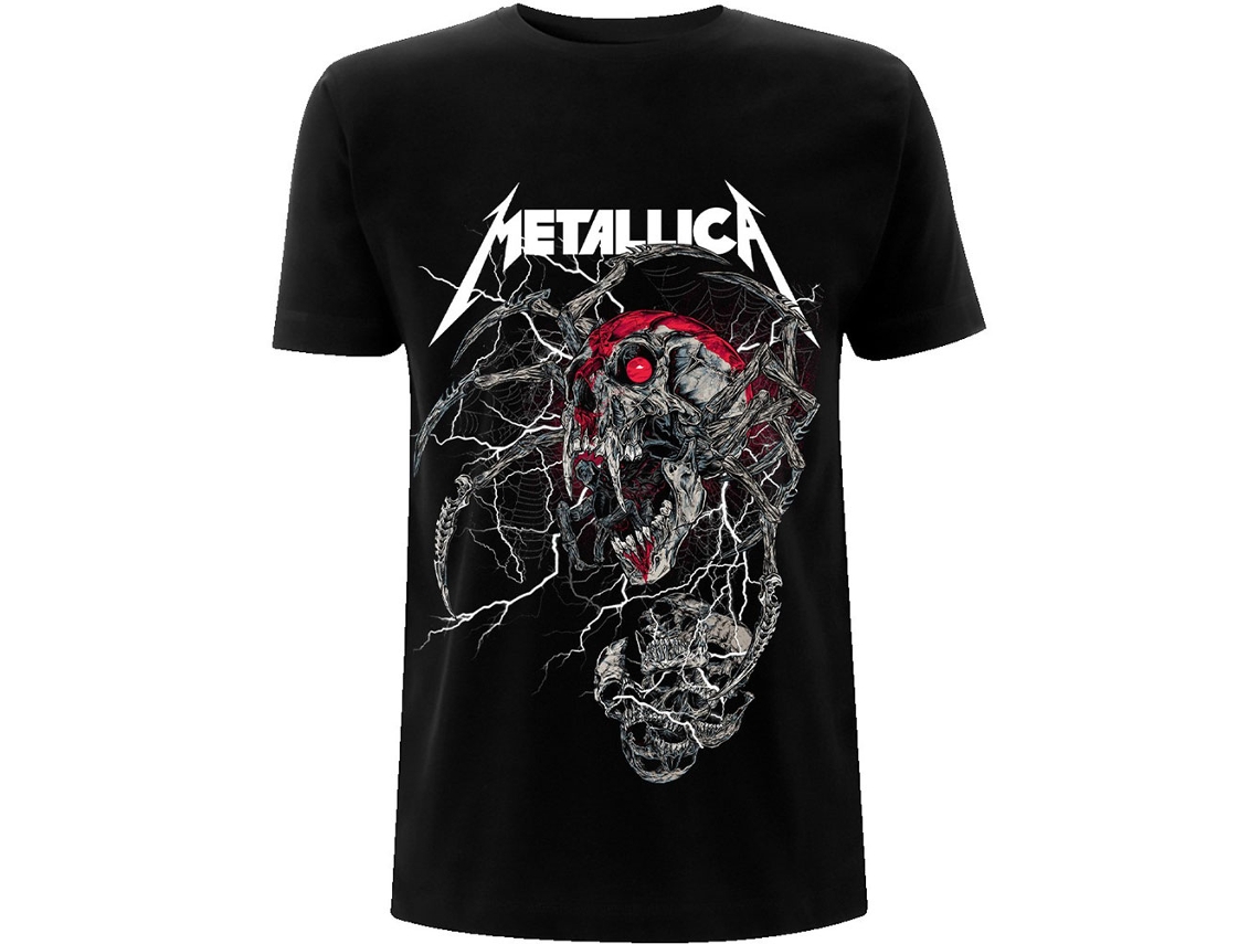 Camiseta ROCK OFF Metallica - Spider Dead Negro (Talla: XXL)