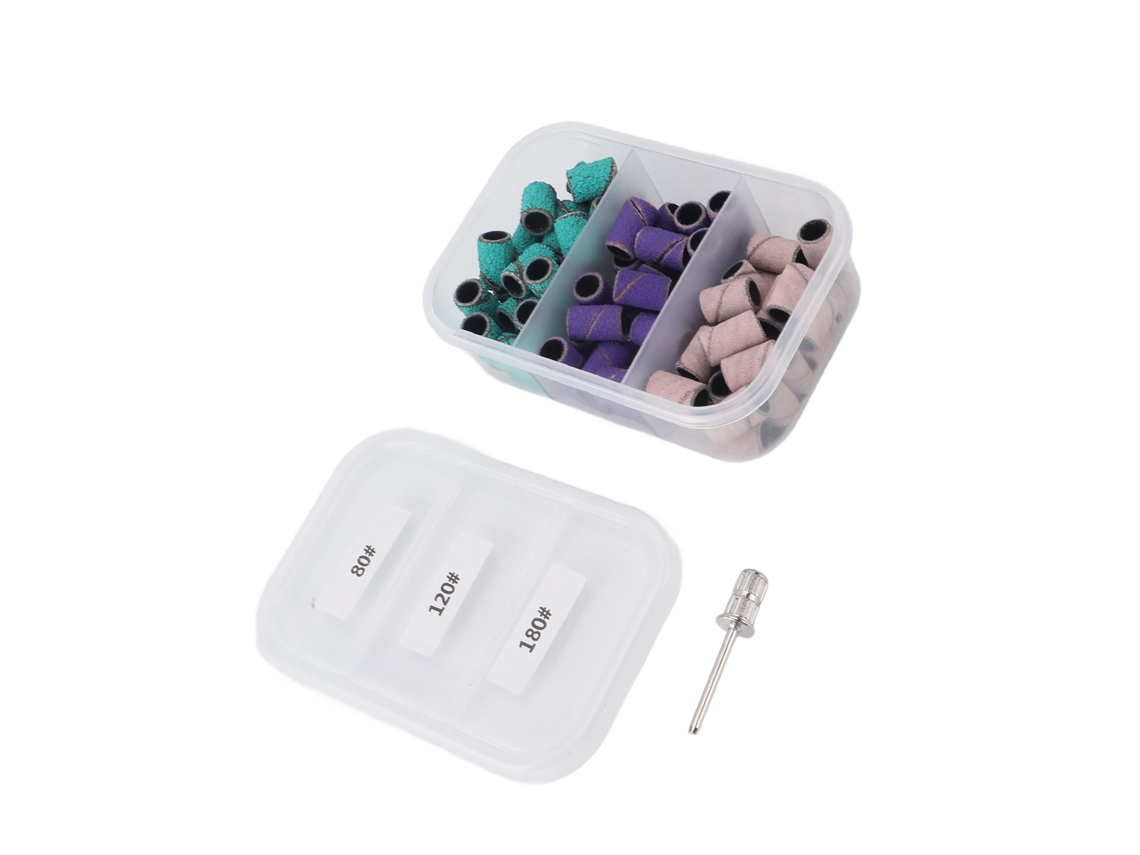 75 Bandas De Lijado Pequeñas Para Manicura, Granos 80, 120 Y 180, Profesionales Para Pedicura.