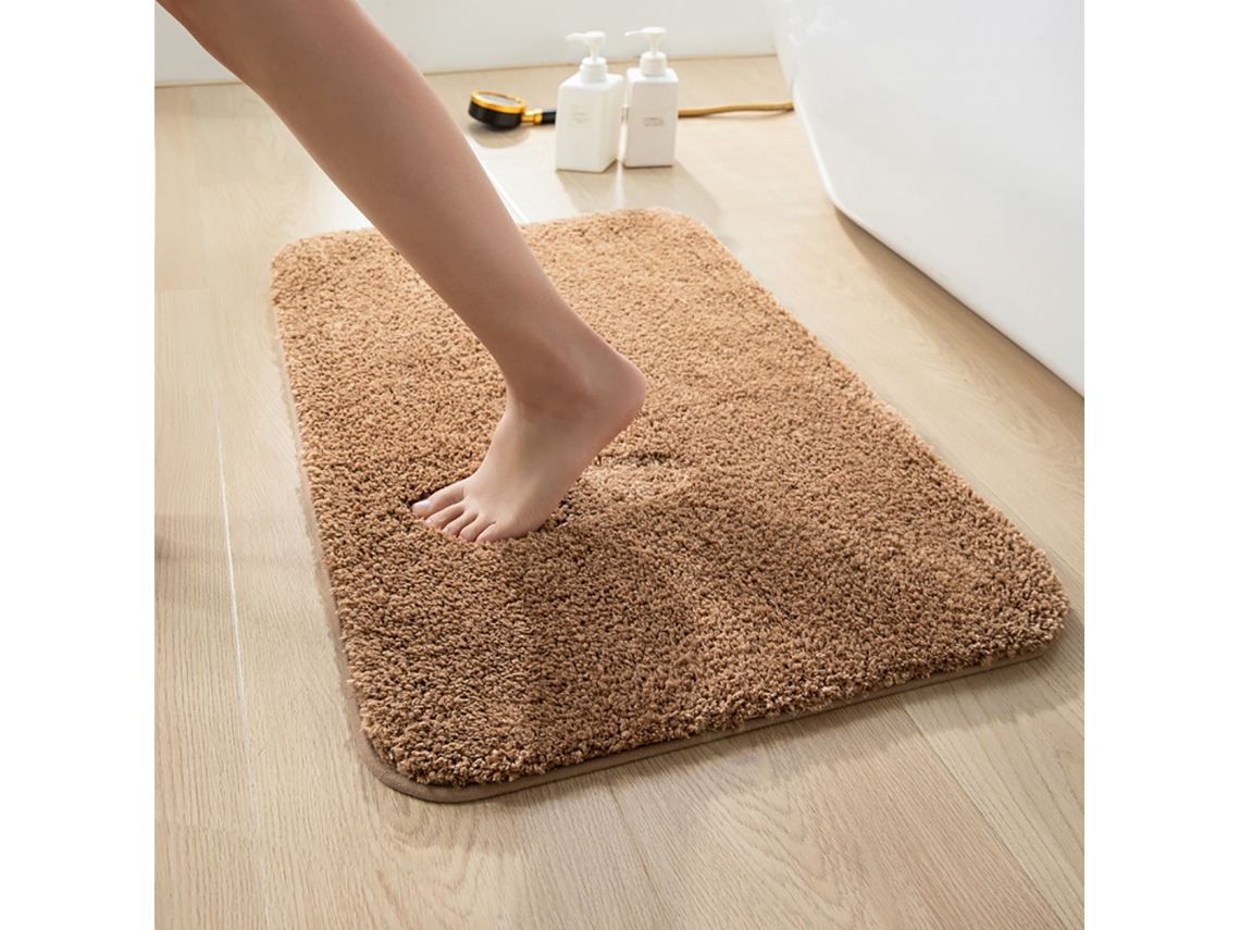 VYLARA Tapete 40x60cm Antiderrapante E Fofo, Absorvente E Lavável, Ideal Para Banheira