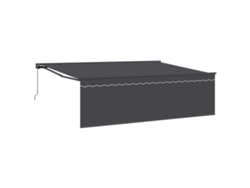 Maison Exclusive - Toldo Retráctil Antracita 450 X 300 Cm Poliéster Y Aluminio