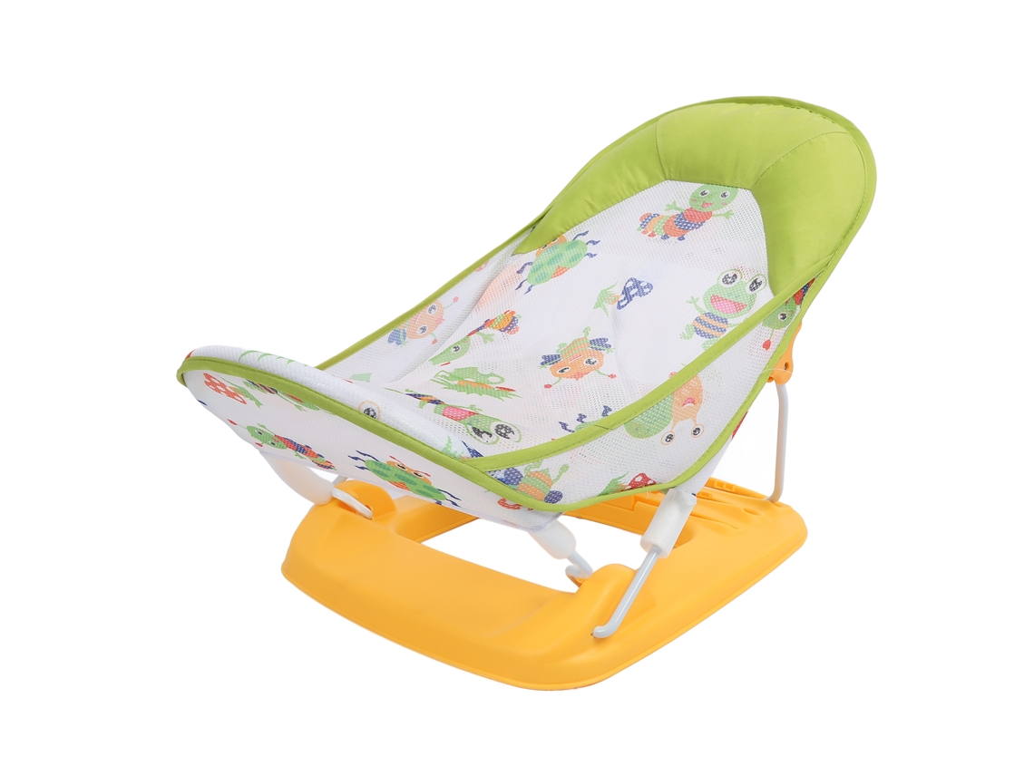 Silla De Baño Plegable Y Antideslizante Para Bebés, Con 3 Alturas Ajustables, Apta Para Bañera O Lavabo.