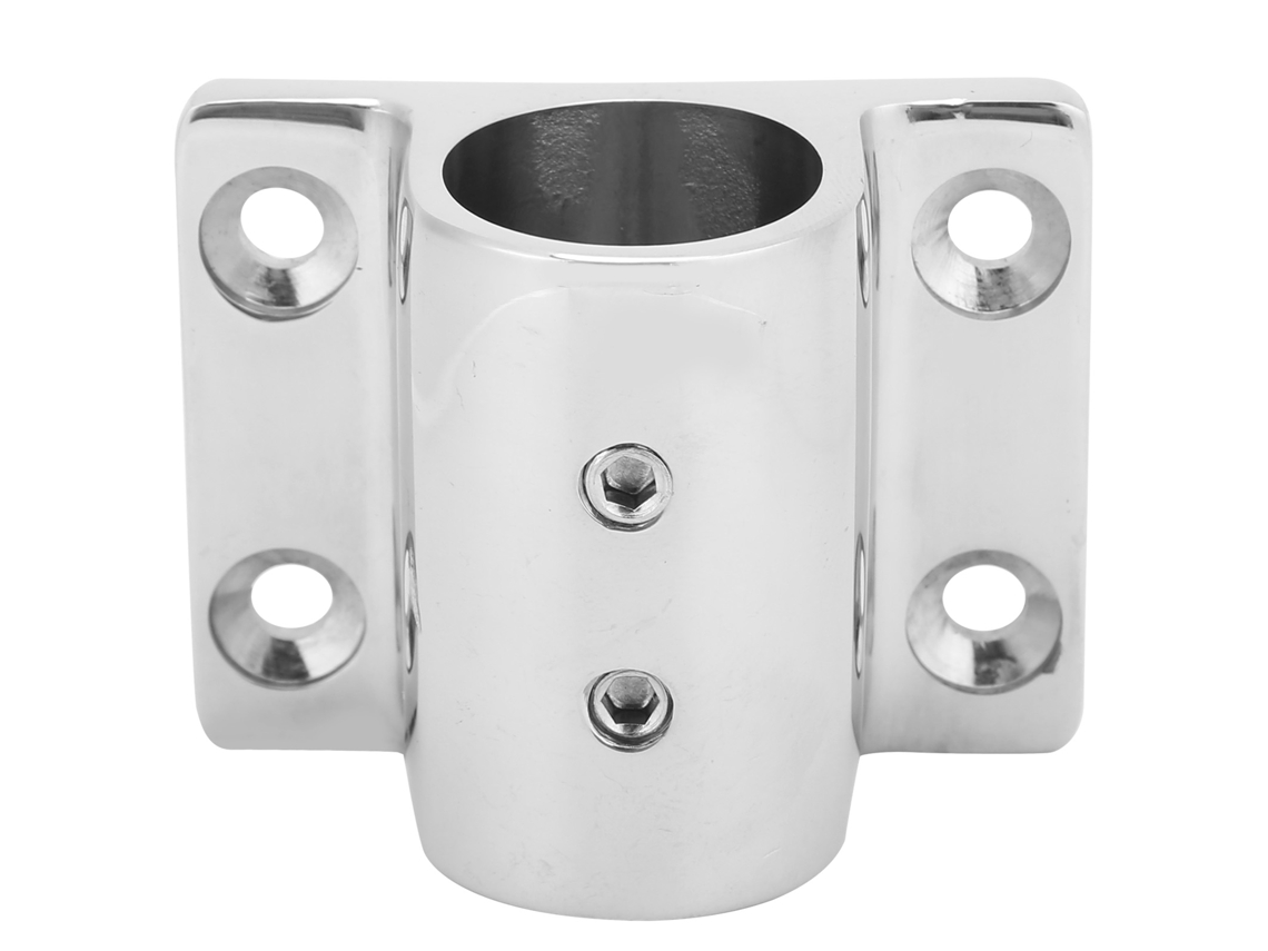 Base Rectangular De Acero Inoxidable Para Tubos Cuadrados De Barco Accesorio De Hardware Marino 20mm