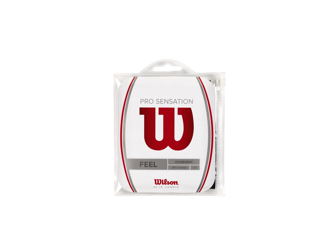 Juego de 12 sobregrips de tenis WILSON Pro Sensation
