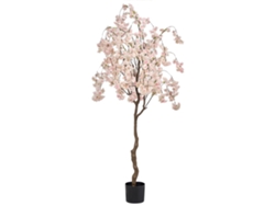Planta Artificial Beliani Cherry Tree De Material Sintético Rosa 70x70x190