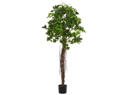 Planta Artificial Beliani Umbrella Tree De Material Sintético Verde 70x70x175