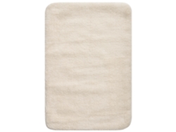 Tapete Casa De Banho Urlana Branco Creme 60 X 90 Cm Microfibra