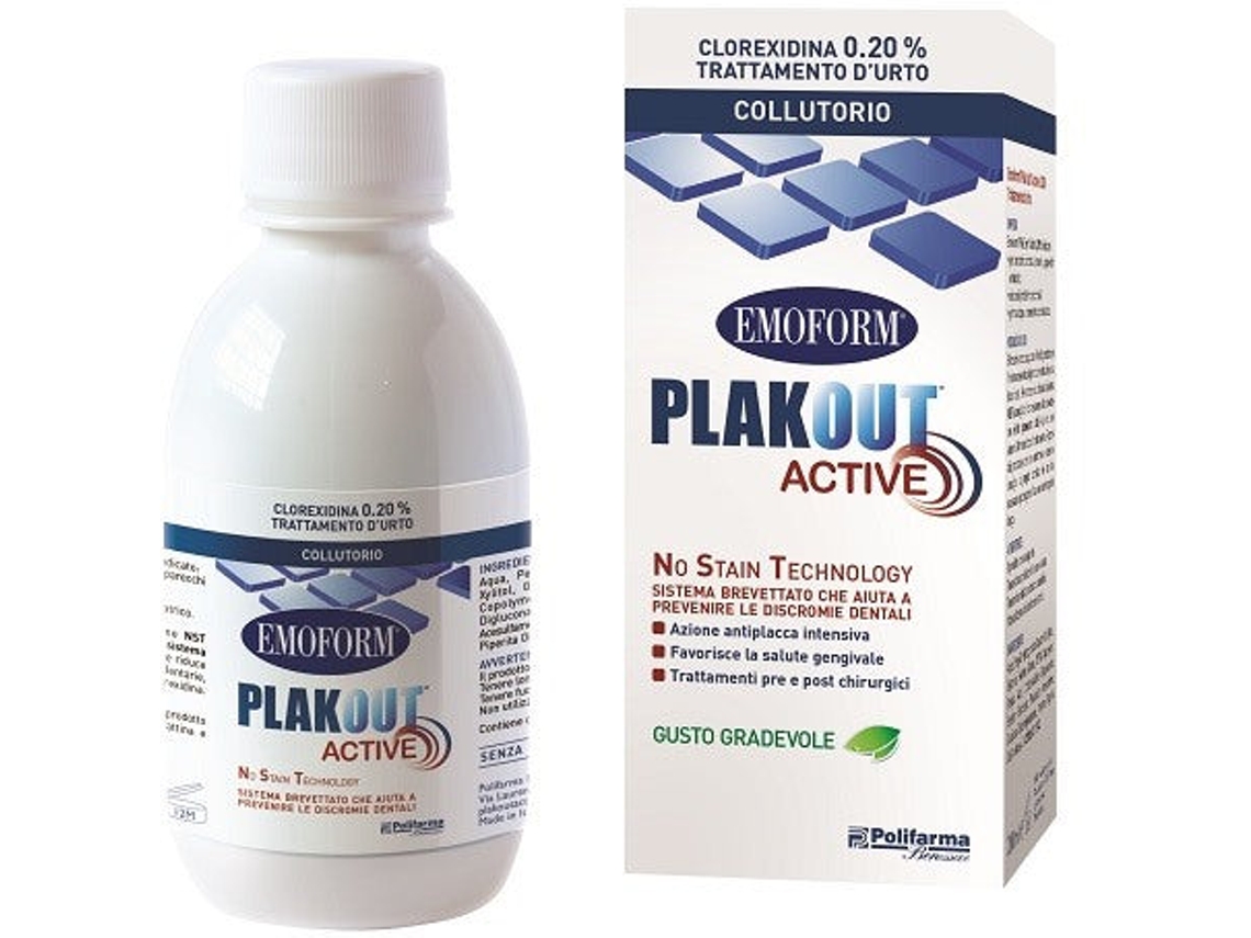 Plak Out Clorhexidina Activa 0.20 Colutorio 200 Ml Emoform Emoform