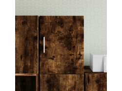 Armario De Pared Madera Ingeniería Roble Ahumado 30x42,5x40 Cm