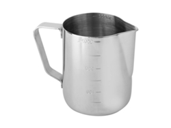 Vaso de acero inoxidable hecho a mano para derretir cera, 350 ml, para velas.