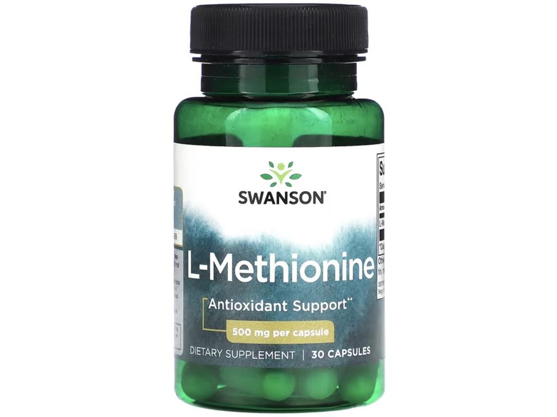 Swanson L-Methionine 500 Mg 30 Cápsulas