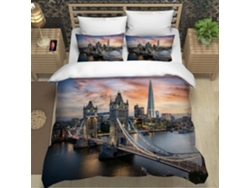 Juego Ropa Cama Piezas Diseño Hombre Funda Nórdica Almohada Funda 50x75 Cm 220x240 140x200 200x200