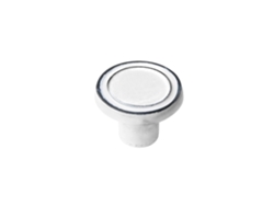 Pomo Para Muebles 35 Mm De Diámetro Hierro Patinado Blanco Envejecido Juego De 24 Piezas