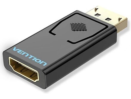 Adaptador VENTION HBKB0 (Displayport-HDMI - Negro)