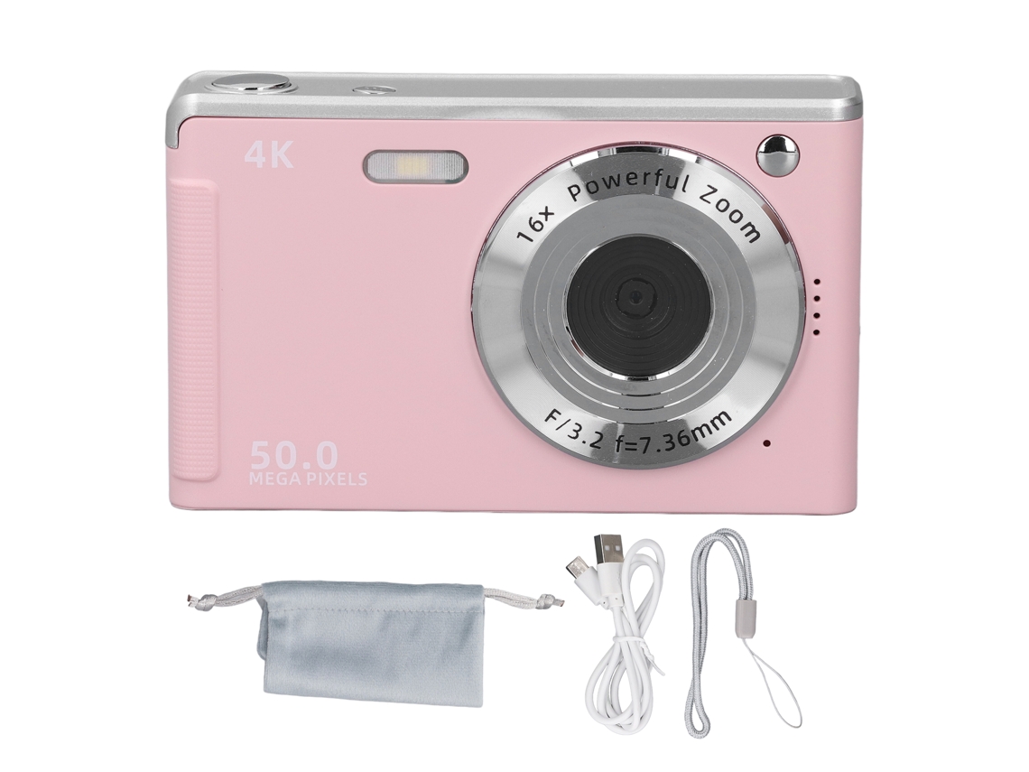 2026-cámara Digital 4k 50mp Con 16x Zoom, Compacta Para Estudiantes Y Fotografía