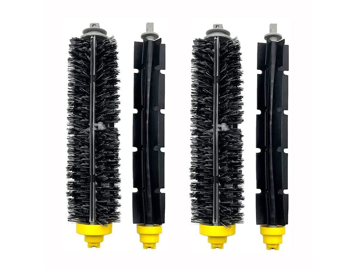 2026-4 Kits De Cepillos De Rodillo De Reemplazo Compatible Con Roomba Series 600 Y 700 (605 610 620 650 760 770 780)