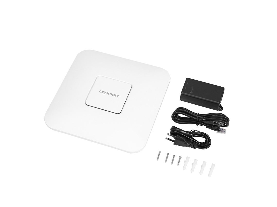 Router Ap Montado En El Techo De Doble Banda 1200m Con Enchufe Europeo