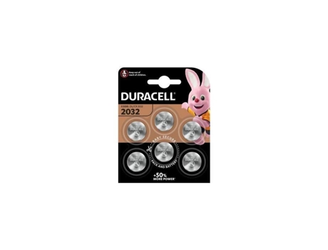 Blister de 6 Pilas de Botón Duracell 2032