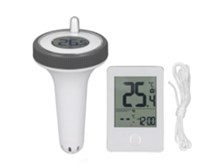 Termómetro Flotante Inalámbrico Para Piscinas, Pantalla Lcd Digital, Precisión De 0,1 ℃, Resistente Al Agua Ip67, Medidor De Temperatura.