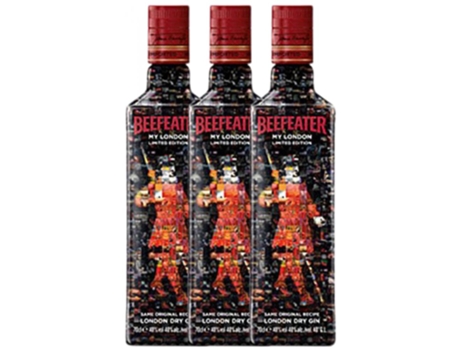 Gin BEEFEATER Beefeater My London Limited Edition (0.7 L - 3 unidades)