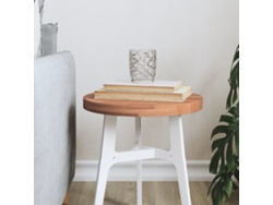 Tablero Escritorio | Superficie De Mesa | Tablero De Mesa Redondo De Madera Maciza De Haya Ø30x2,5 Cm Wsd86282