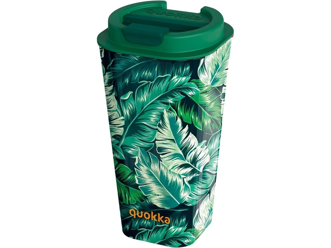 QUOKKA Vaso Cafe Doble Pared Pp Jungle 450 Ml