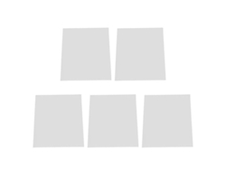 5 Láminas De Liberación De Fep Para Fotocurado Para Impresoras 3d Sla Dlp (reemplazo De Resina Fotosensible)