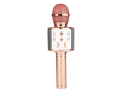 Micrófono De Karaoke Inalámbrico Con Luz Led, Micrófono Portátil Para Niños, Regalo Ideal Para Niñas, Niños Y Adultos.