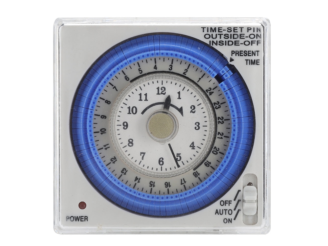 Tb-37 Relé De Tiempo Mecánico Con Control De Retardo 110-240v Para Lámparas Y Equipos Industriales.