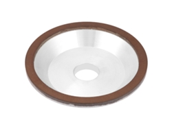 Disco de esmeril diamantado em resina, formato copo, 100 mm (diâmetro externo) x 20 mm (diâmetro interno), acessório para esmerilhadeira.