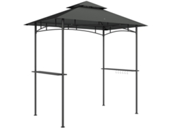 Quiosco De Barbacoa Led Ignífugo De Color Gris Oscuro