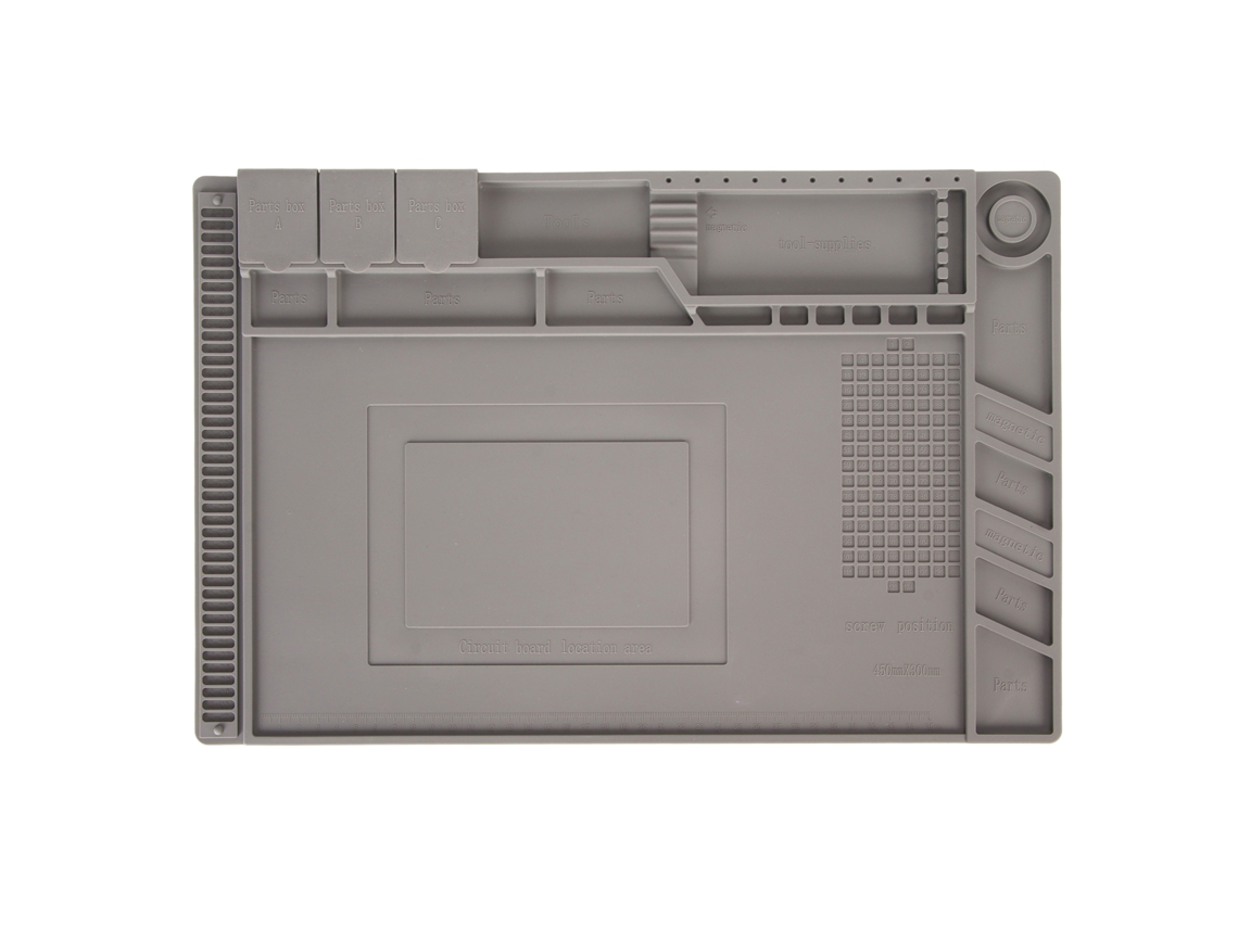 Toalla Magnética De Silicona Resistente Al Calor Para Reparación De Dispositivos Electrónicos (ordenadores Y Teléfonos) 45 X 30 Cm