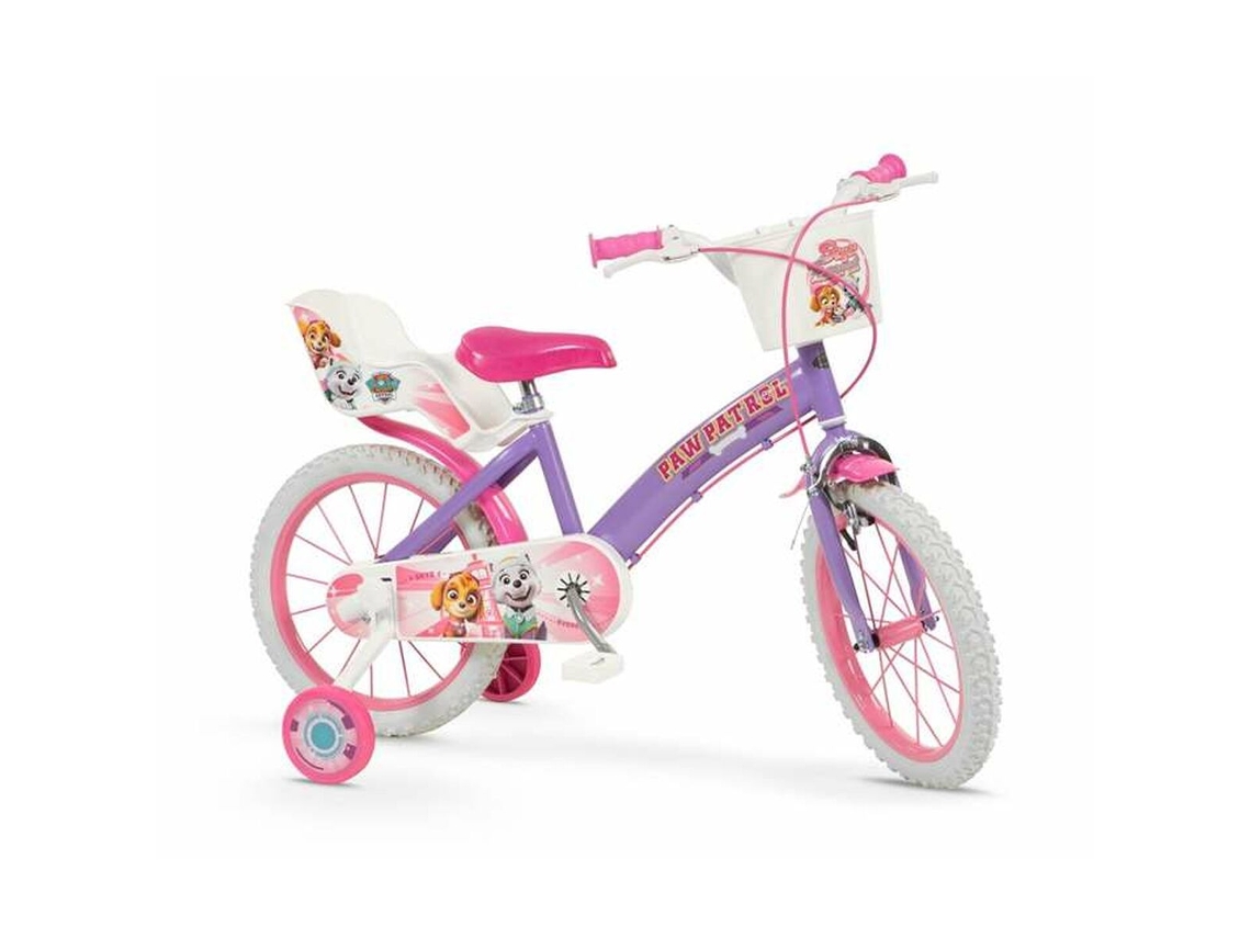 Bicicleta Infantil The Paw Patrol Rosa 16