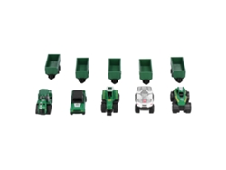 Tractor A Escala 1:60, Fabricado En Aleación De Metal/abs. Juguete Coleccionable Ideal Para Niños A Partir De 3 Años.