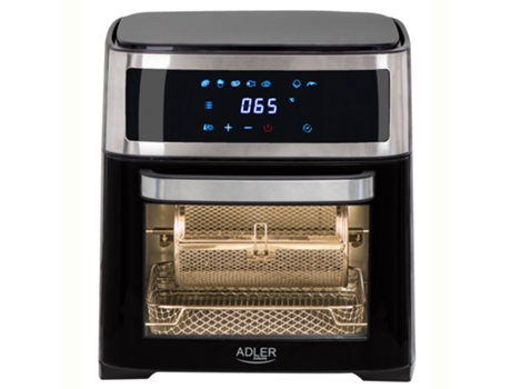 Horno Freidora de Aire Caliente 13 L sin Aceite 8 Programas Temporizador40–200C ADLER AD6309