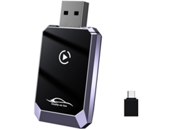 Adaptador Wifi Inteligente 2 En 1 Para Carplay Inalámbrico Y Android Auto, Plug Play, Convierte Cables
