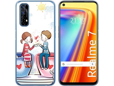 Carcasa Realme 7 TUMUNDOSMARTPHONE Café Multicolor