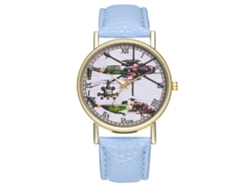 Reloj De Pulsera De Aleación Para Hombre, Moderno Y Elegante, Con Esfera Redonda De Acero Inoxidable (blanco).