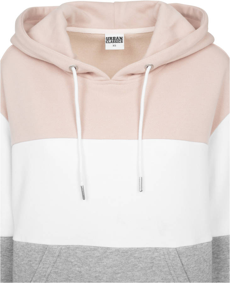 Sudadera Urban Classics algodón mujer rosa para