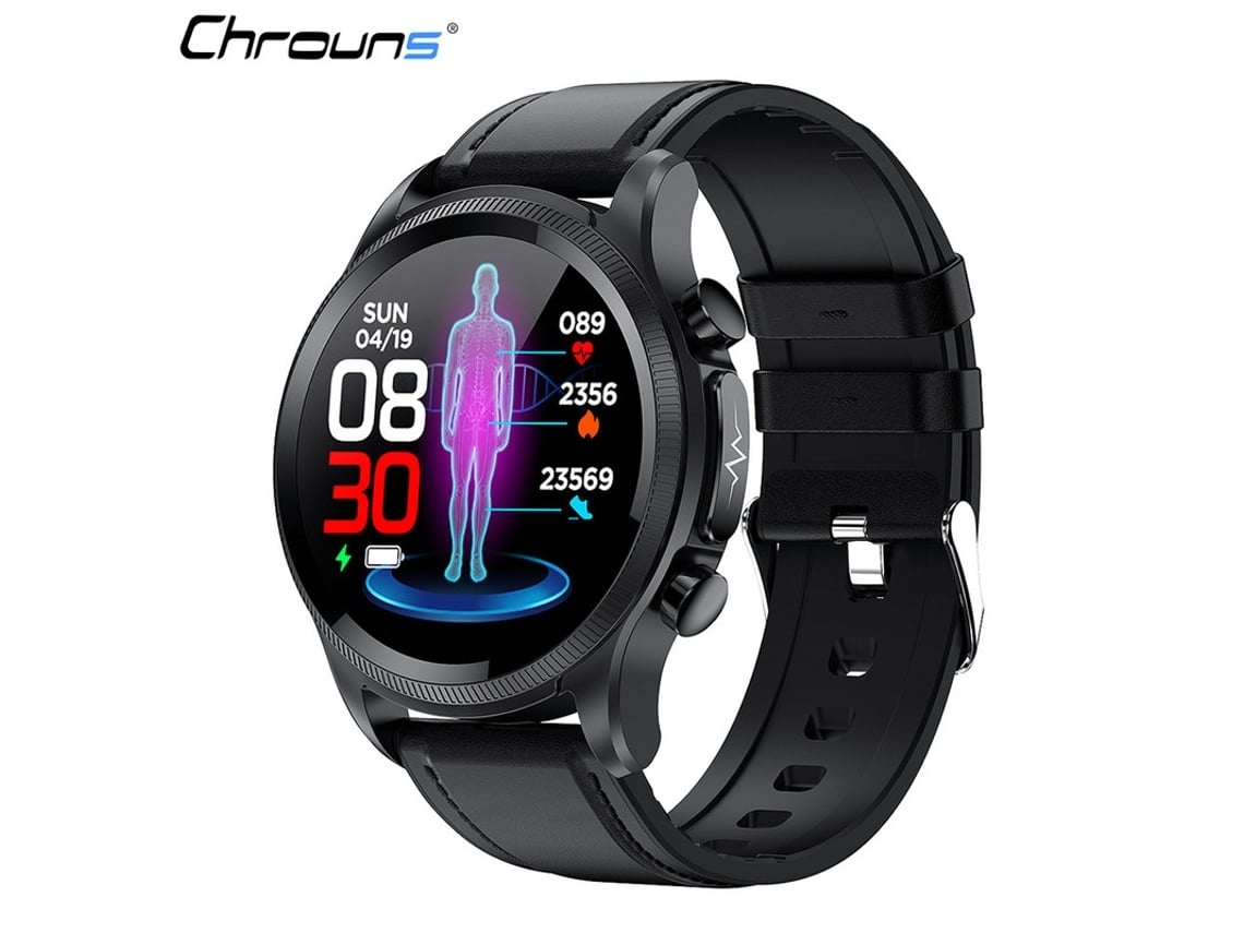 Relojes inteligentes con monitor de glucosa, deportivos y resistentes al agua para hombres y mujeres, Yunzii