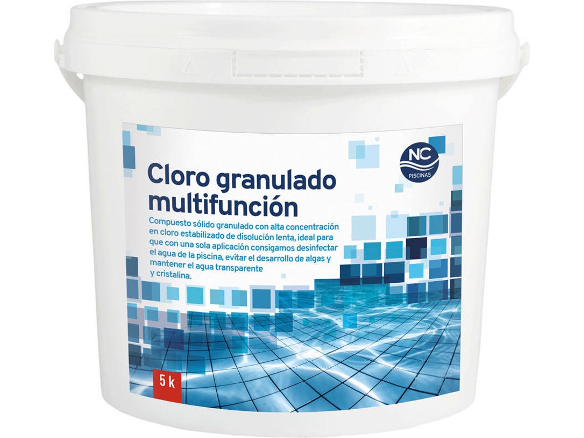 Cloro Granulado Multiacción GNCGARDEN 5 Kgs