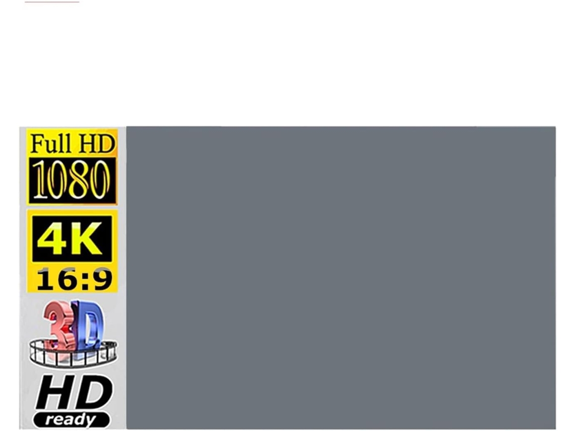 Pantalla De Proyección, Pantalla De Proyector Simple 16:9, Cortina Antiluz, 30 72 84 92 100 106 120 130 133