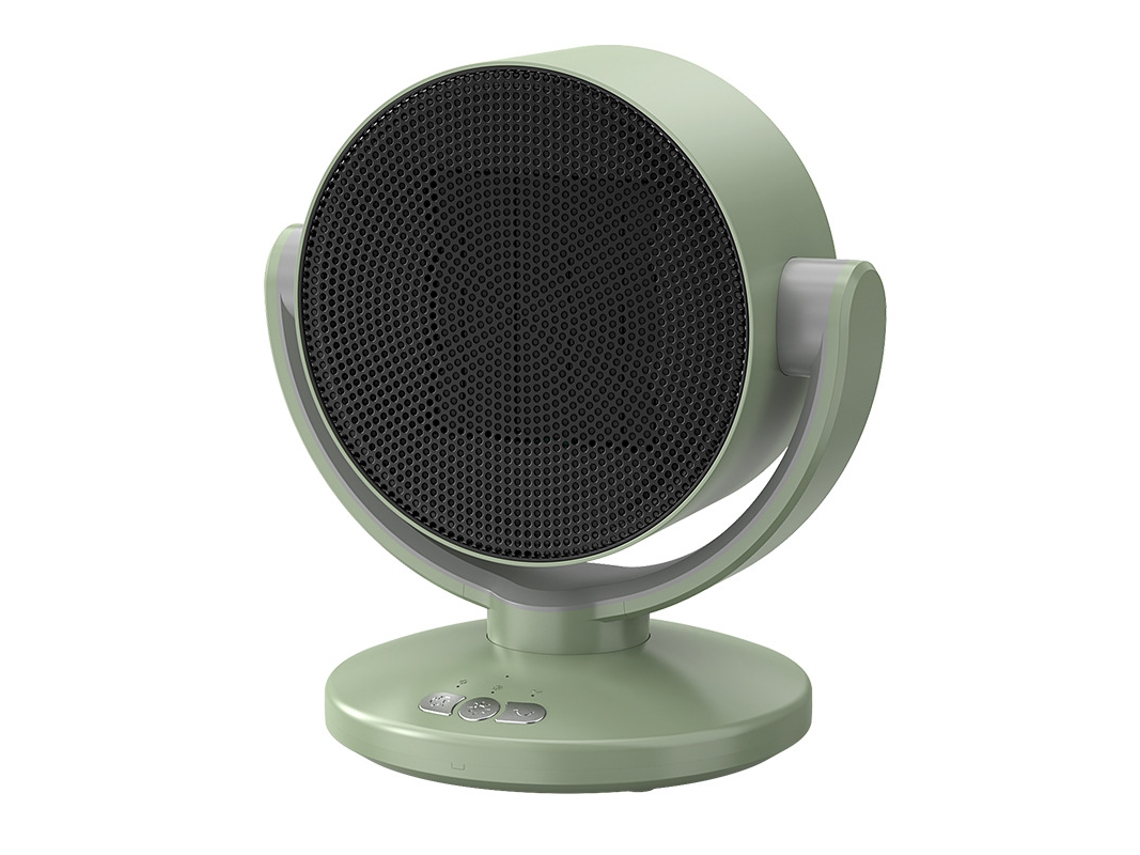 Calefactor portátil, pequeño calefactor eléctrico de 1800 W con función de oscilación automática (verde) Cuich